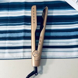 Almost Famous Digital 2 in 1 Twist Hair Straightener and Curling Flat Iron with